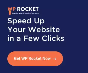 Wp rocket speed up your website in a few clicks.